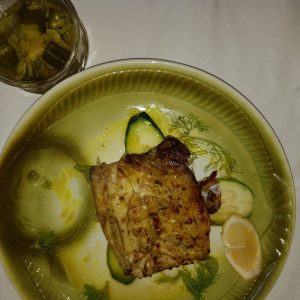 Fried Trout with Side