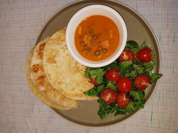 Roti With Salad