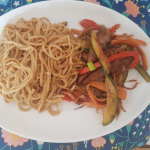 Stir Fry Duck Breast With Noodle
